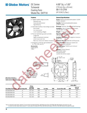 D47-B10A-04W2-100 datasheet  